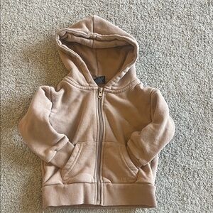 Little Bipsy Tan Kids Zip-Up Hoodie